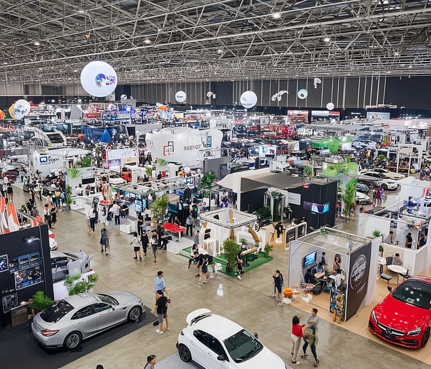 u3139919916_httpss.mj.runbDc27ZGyAhw_high_shot_of_a_car_expo_ve_4fffa08d-f4ff-45cc-8b95-dfe8a40a680b
